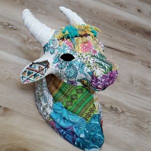 Boho Calf Head Wall Hanger